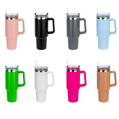 Presentes de Negócios 40oz Custom Stanley de aço inoxidável Mug de viagem Tumbler com alça em qualquer cor