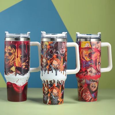 Presentes de Negócios 40oz Custom Stanley de aço inoxidável Mug de viagem Tumbler com alça em qualquer cor