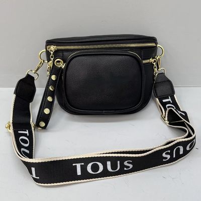 Saco de cintura de couro vintage de punho único para bolsas de mão de ombro de câmera feminina