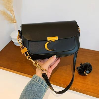 Saco de câmera de moda Saco de ombro de couro PU de design requintado para estilo vintage