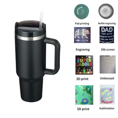 Bebidas quentes e frias Taça resistente a derrames de aço inoxidável