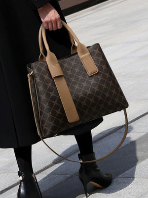 Temporada Todas as estações Moda Tote Saco Para Mulheres Saco de Pão de Couro Original Moda Dama