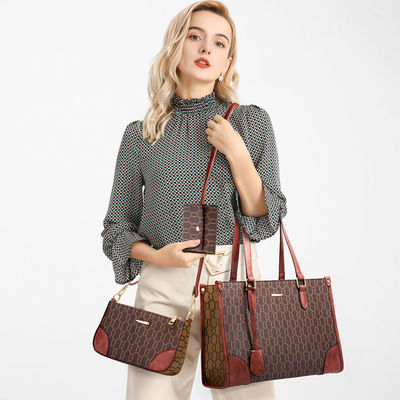 Forma personalizada aceita GHJ-03 Bolsas de luxo para mulheres com Crossbody e Tote Bag Sets