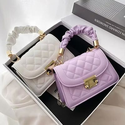 OEM/ODM aceita bolsas de carteira e bolsas de mão para bolsas de ombros quadradas pequenas femininas