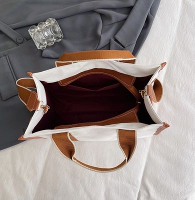 Materiais principais PU GHJ-31 Bolsas para mulheres com detecção de movimento e design listrado