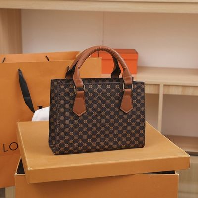 Saco de mão de luxo feminino de couro PU Saco de mensageiro e elegante saco de ombro