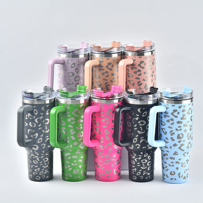 Logotipo personalizado garrafa de água 40oz aço inoxidável isolado caneca de viagem para acampar