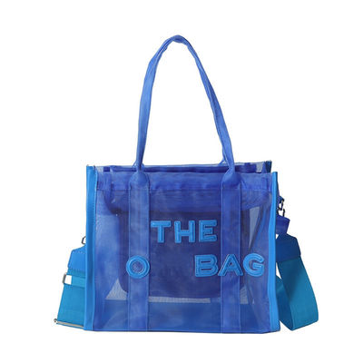Elegante todas as estações PVC transparente transparente Designer Grande capacidade Crossbody Tote Bag