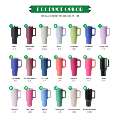 40oz de aço inoxidável cálice de viagem de café térmico caneca de palha