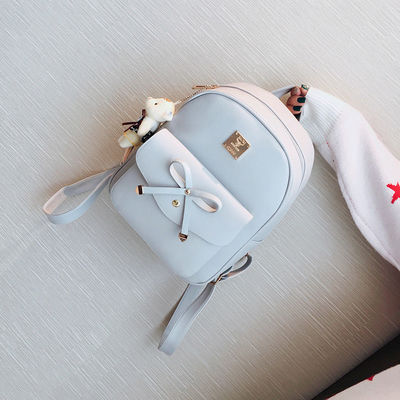 3 Peças Set Mochila Redonda de Arco Mochila de Ombro Mochila Crossbody para estilo feminino