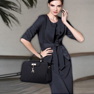 Bolsa de moda de couro de crossbody de logotipo personalizado para mulheres com grande capacidade e baixo MOQ