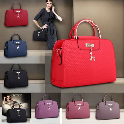 Bolsa de moda de couro de crossbody de logotipo personalizado para mulheres com grande capacidade e baixo MOQ