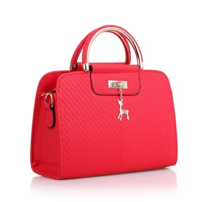Bolsa de moda de couro de crossbody de logotipo personalizado para mulheres com grande capacidade e baixo MOQ