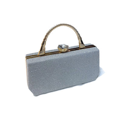 Vintage Style Hasp Mulheres Bolsa de mão adornada com Designer Highlight Sequins Tendência de couro