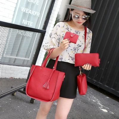 Saco de corpo cruzado de couro PU Unisex com grande capacidade e padrão de lichi