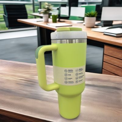 Isolamento térmico Copo de água 40oz com alça para adultos Outdoor Tour Presentes de negócios