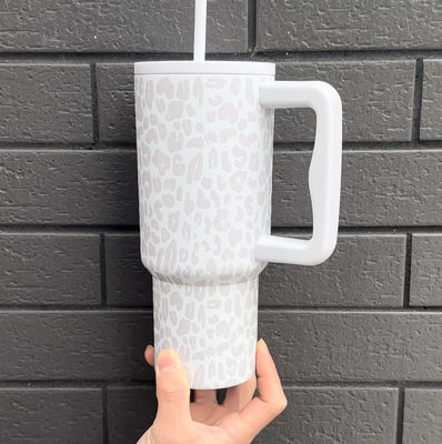Custom Adventure 40oz Tumbler de aço inoxidável com isolamento de parede dupla e alça