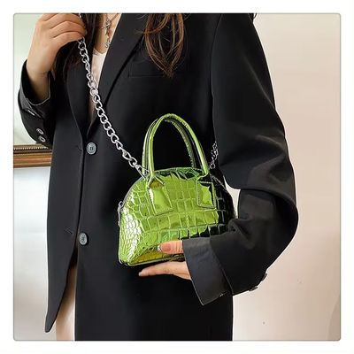 Highlight Sequins Couro Tendência Bolsas Pequenas Moda Mulher Bolsa para ocasiões especiais