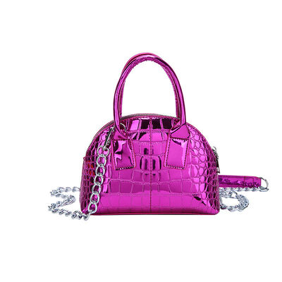 Highlight Sequins Couro Tendência Bolsas Pequenas Moda Mulher Bolsa para ocasiões especiais