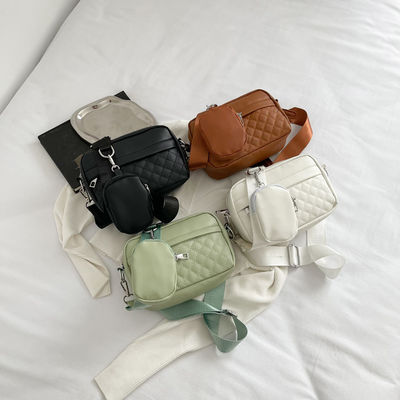 2024 Mulheres LUXO PU Bolsas de Couro Impermeável ombro Crossbody Carteira personalizada