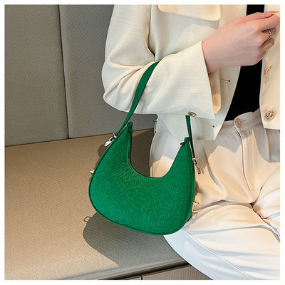 Material principal Felt 2023 Alligator-Pattern PU Leather Crossbody Hobo Bag para Mulheres