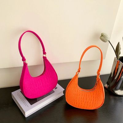 Bolsas de mão elegantes para mulheres Bolsas de design para ombros com proteção RFID e fecho de fecho