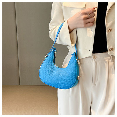 Material principal Felt 2023 Alligator-Pattern PU Leather Crossbody Hobo Bag para Mulheres