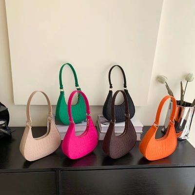 Bolsas de mão elegantes para mulheres Bolsas de design para ombros com proteção RFID e fecho de fecho