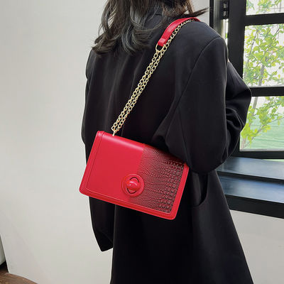 0.65kg PU leve poliéster Mano Bolsas de cadeia Bolsas de design para olhar de moda