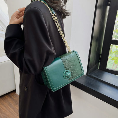 0.65kg PU leve poliéster Mano Bolsas de cadeia Bolsas de design para olhar de moda