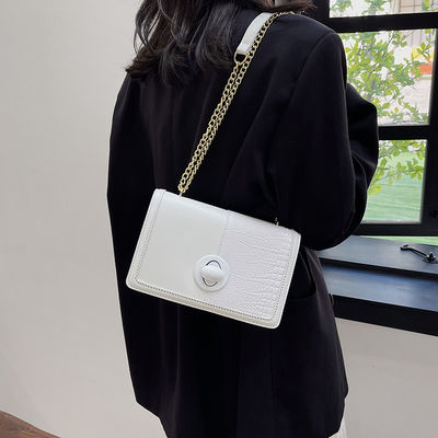 0.65kg PU leve poliéster Mano Bolsas de cadeia Bolsas de design para olhar de moda