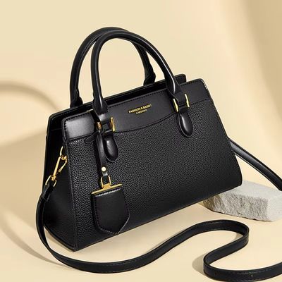 Saco de mão feminino de mão única de grande capacidade impermeável Saco feminino elegante para o dia a dia