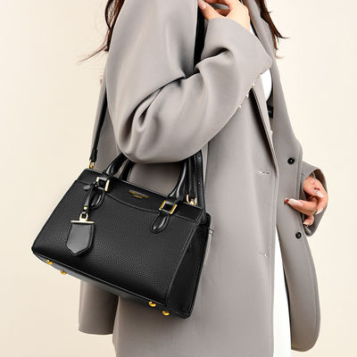 Saco de mão feminino de mão única de grande capacidade impermeável Saco feminino elegante para o dia a dia