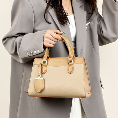 Saco de mão feminino de mão única de grande capacidade impermeável Saco feminino elegante para o dia a dia