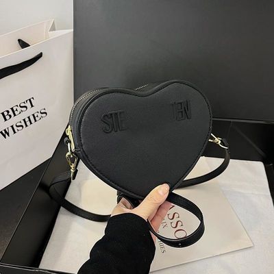 Material principal PU couro de punho único Bolsas de mão femininas para 2024 Dom do Dia dos Namorados
