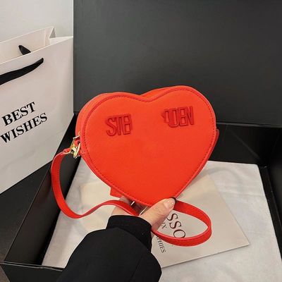 Material principal PU couro de punho único Bolsas de mão femininas para 2024 Dom do Dia dos Namorados