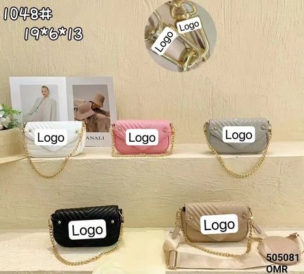 Bolsas Retro Femininas 2023 Bolsas de cor sólida com corpo cruzado de cadeia em cor de imagem