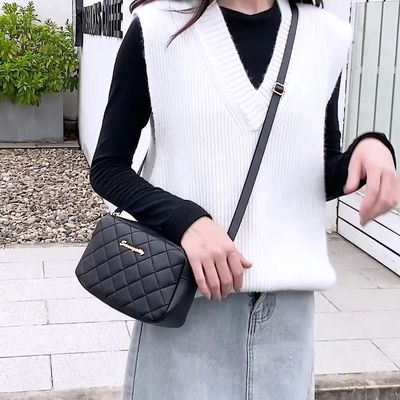 Bolsas de couro genuínas para mulheres Bolsas de couro para armazenar cosméticos Bolsas de moda de luxo