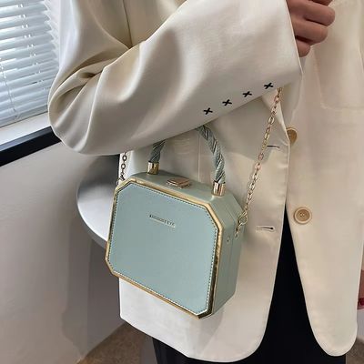 Detecção de Movimento Bolsas femininas de ombro de cadeia transversal com pequena gelatina leve e PU