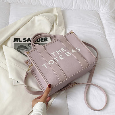 Bolsa de moda de cor sólida e elegante Bolsas de ombro para o estilo do dia a dia das mulheres