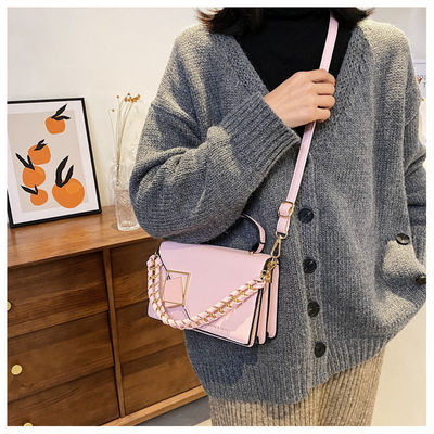 Mulheres Bolsas Casual PU Couro poliéster bordado Design de um ombro Saco Crossbody
