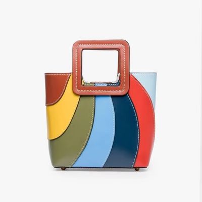 Tendências de moda de tira longa Últimas elegantes bolsas de ombros de senhoras com decoração de fechadura