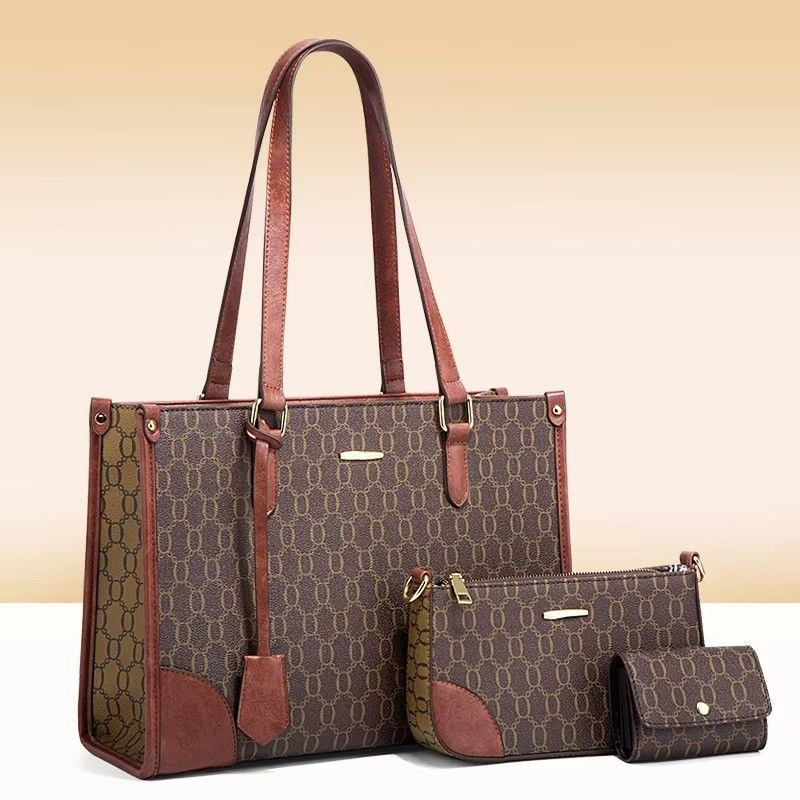 Forma personalizada aceita GHJ-03 Bolsas de luxo para mulheres com Crossbody e Tote Bag Sets